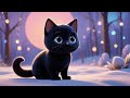 ABC, die Katze lief im Schnee 🐾 (3 Hours shhh Version) | Black Cat Lullaby | Garden of Lullaby