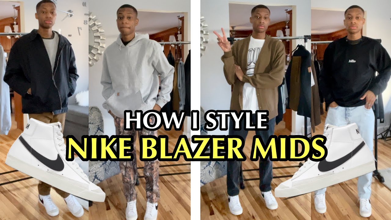 HOW I STYLE NIKE BLAZER MID'S ‘77 SNEAKERS (CASUAL OUTFIT IDEAS 2021 ...