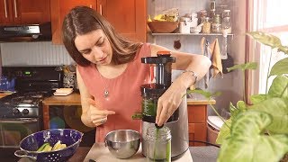 Hurom Elite Slow Juicer: How to Use & Recipe