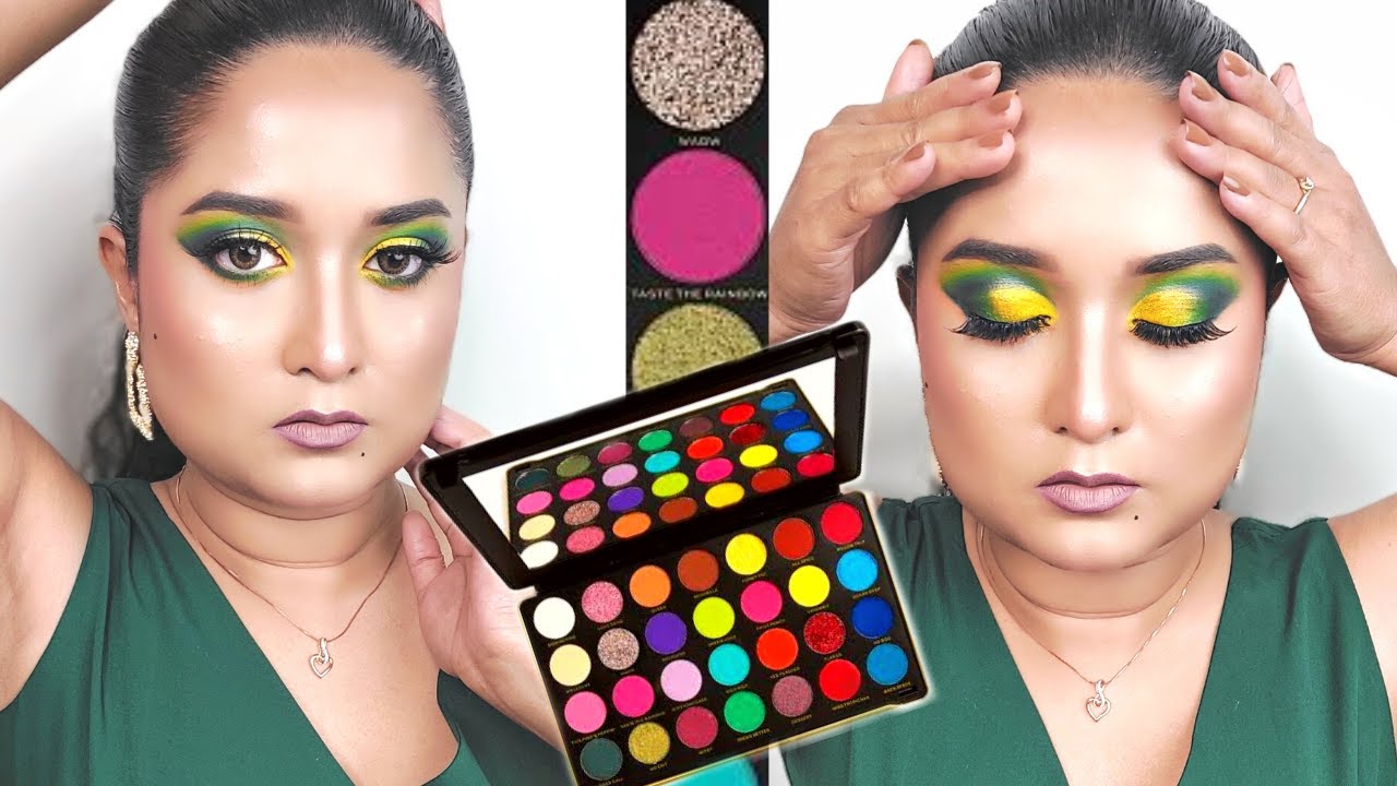 Makeup Revolution rich in colour palette tutorial | Patricia Bright Palette Review