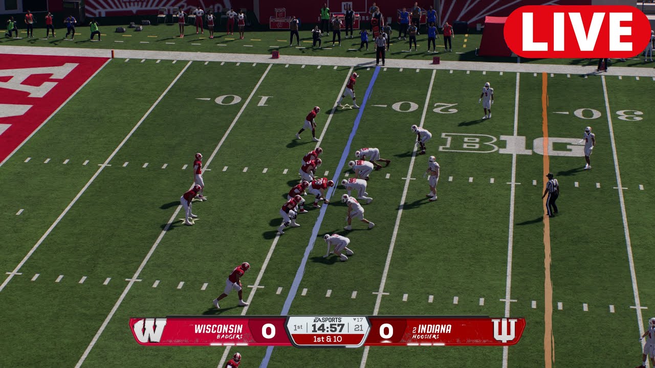 Wisconsin Badgers vs.Indiana Hoosiers FULL GAME | 2025 NCAAF Season Week 12