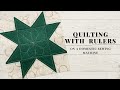 QUILTING WITH RULERS ON A DOMESTIC SEWING MACHINE: QUILT AS YOU GO