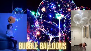We Made a Puppy FLOAT with Giant Bubble Balloons! 🎈🐶 (Light Up at Night)