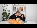 Father and Son Carving Pumpkins for HALLOWEEN!!  **Cute Video**