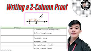 How to Write a Two-Column Proof | Geometry Proofs Made Easy