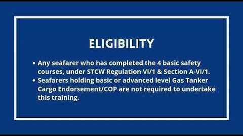BIGF COURSE at IMI | DGS Approved “Basic Training for Ships Using Fuels Covered Within the IGF Code”