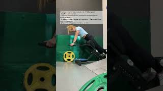 Гиперэкстензия с весом (на прямых руках)