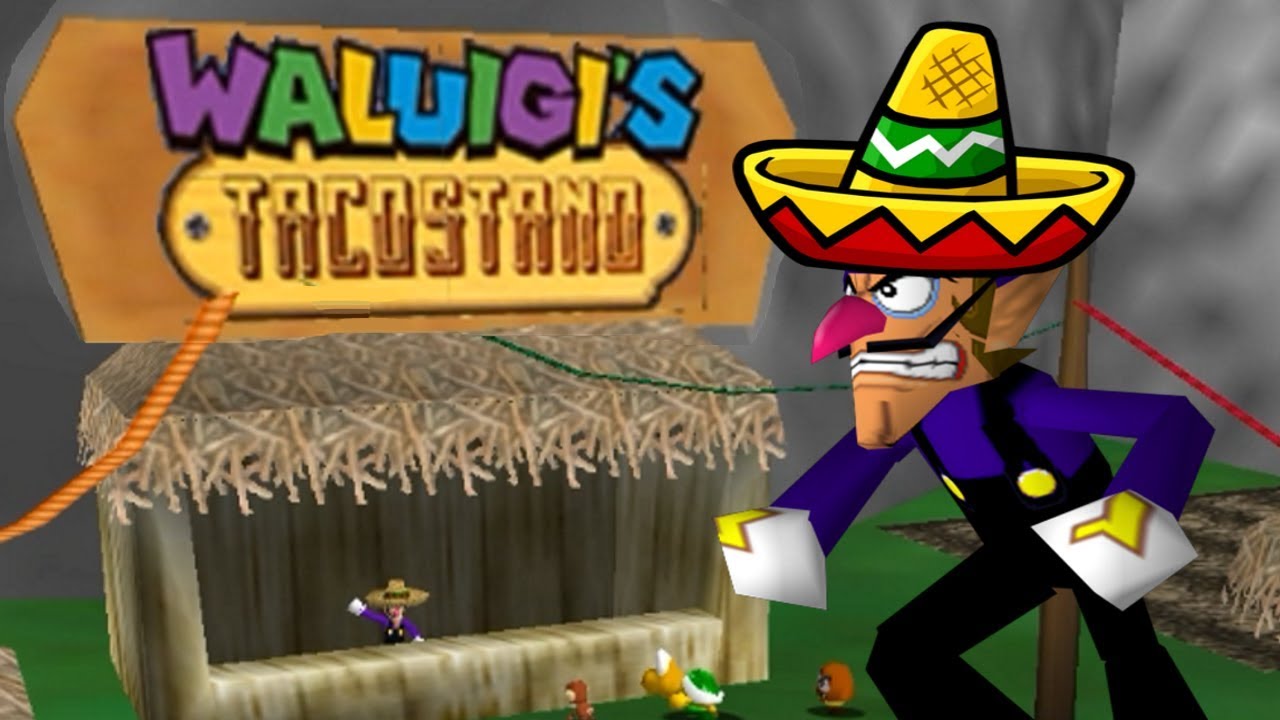 Waluigi's Taco Stand Gameplay! (Lost N64 Title) - YouTube