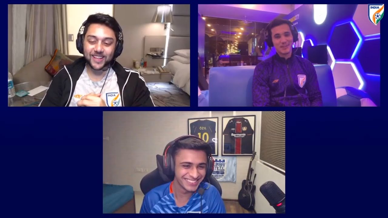 AIFF e-Studio Live with Vinit Rai and Siddh 'Jenasid' Chandarana | 