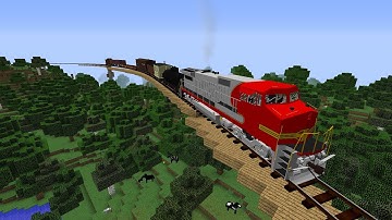 Minecraft Immersive Railroading Train Ride 12: Speed Slopes