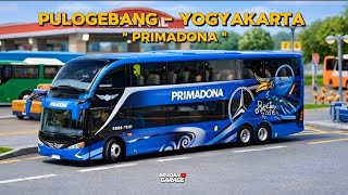 BUS SULTAN! PRIMADONA Rute Pulogebang – Yogyakarta Full Perjalanan || DIORAMA BUS screenshot 3