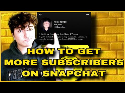 วีดีโอ: คุณจะทำให้ผู้ติดตามเติบโตบน Snapchat ได้อย่างไร