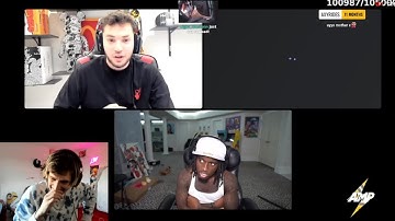 xQc reacts to Kai and Adin freezing on a viewer