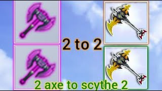 2 axe to 2 scythe  How To Get Rich Trade System In Skyblock Blockman Go