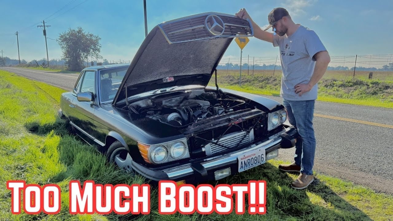 Тестируем наш новый турбонагнетатель на дизельном 380SL. Невероятная тяга, брутальный финал!