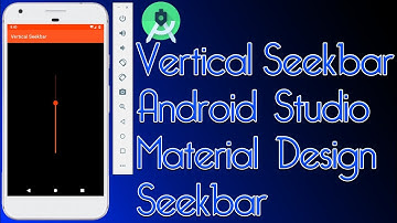 Vertical Seekbar Android Studio Slider Android Studio Material Design (bangla tutorial)