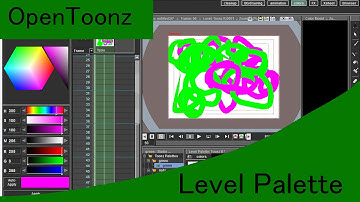 OpenToonz: Level Palette