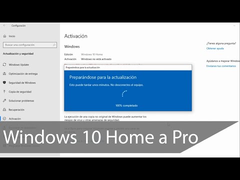 Video: ¿Cómo actualizo de Windows 10 Home a Pro de forma gratuita?