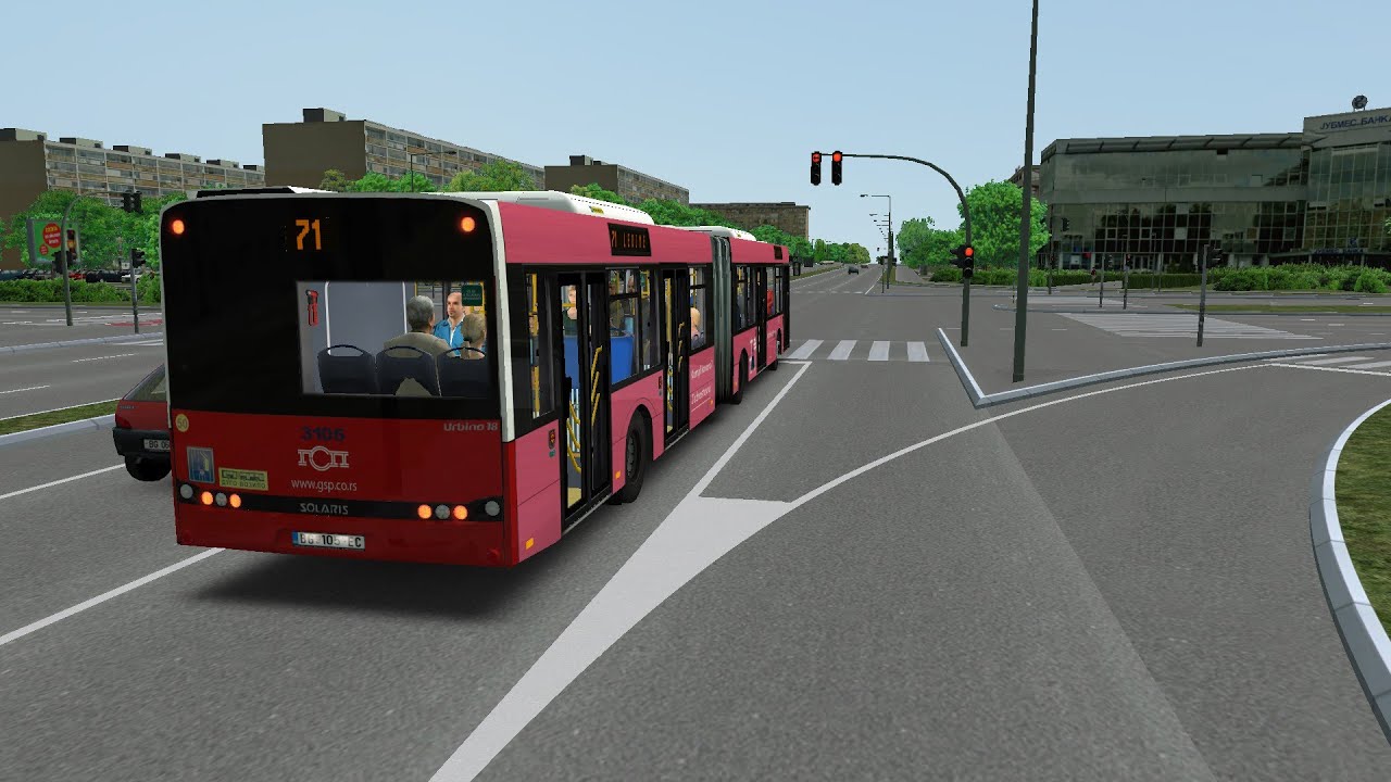 OMSI 2 Beograd | Linija 71 Zeleni venac - Ledine | Solaris Urbino 18 (2013)