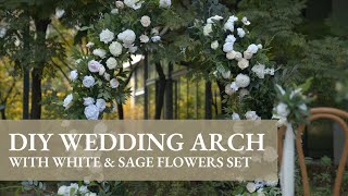 Lings Tutorial How To Diy Floral Wedding Arch