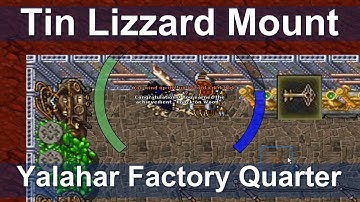 Tibia -Tin Lizzard Mount - Yalahar Factory Quarter - Tin Key