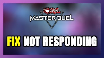 How to FIX Yu-Gi-Oh! Master Duel Not Responding!