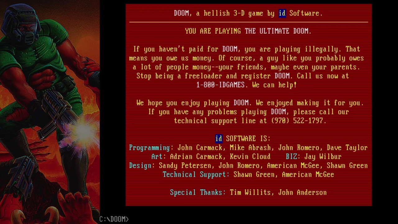 [DOS—MiSTerFPGA] Ultimate Doom  | Тот самый, ванильный дум 1993 года | Часть 2