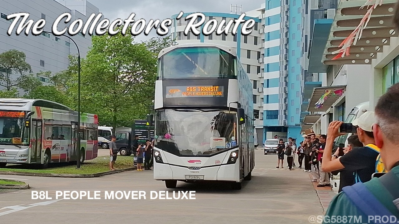[A&S] Volvo B8L Wright Euro 6 joyride on The Collectors' Route Tour around Woodlands | PD169L