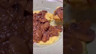 POLENTA with MUSHROOMS RAGU | easy Recipe recipe asmr