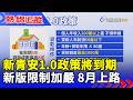 【熱線追蹤】新青安1.0政策將到期 新版限制加嚴 8月上路