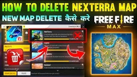 HOW TO DELETE NEXTERRA MAP|HOW TO RMOVE NEXTERRA MAP IN CS RANK|NEXTERRA UPDATE FREE FIRE TODAY