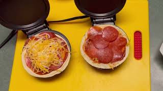 Low Carb Pizzas ~ Mini Dash Griddle