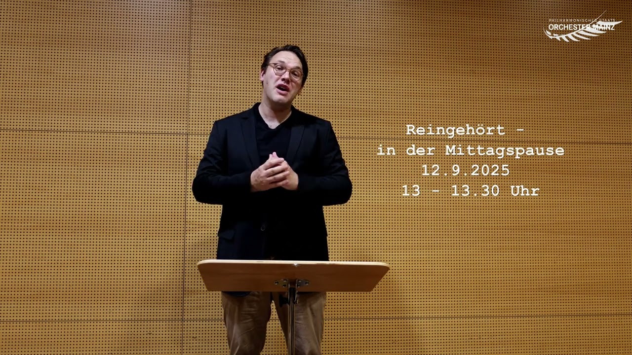 REINGEHÖRT... 🎻 1. Sinfoniekonzert "Neues Kapitel - Neuer Klang" 2025/26