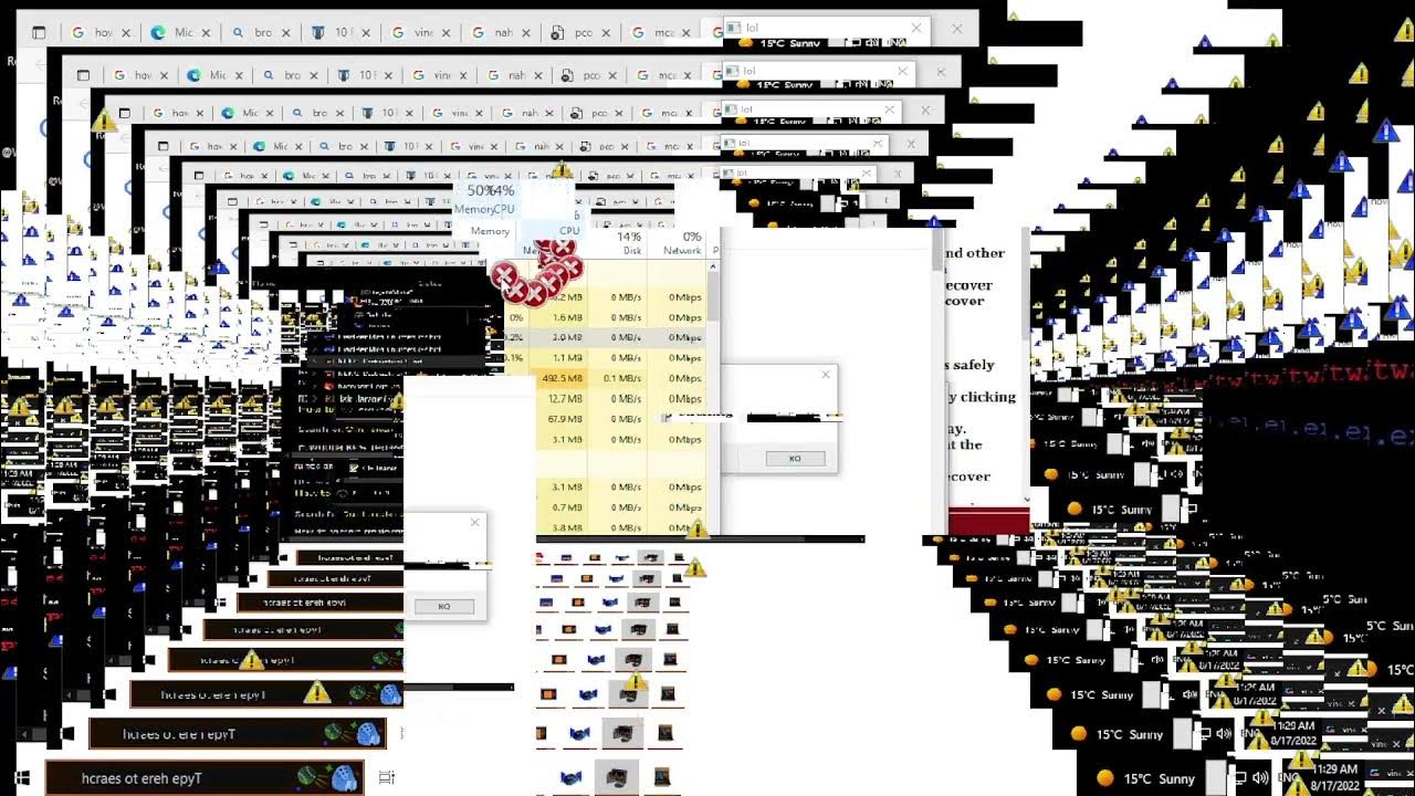 Obliterating Windows Sandbox with viruses. YouTube
