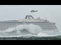 Пассажирский Круизный Лайнер попал в 12 бальный шторм! Cruise liner hit 12 ball storm!