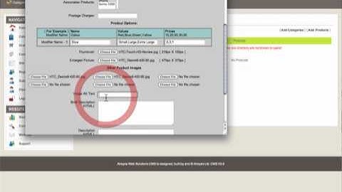 Creating Categories and Adding products into Alrayes CMS