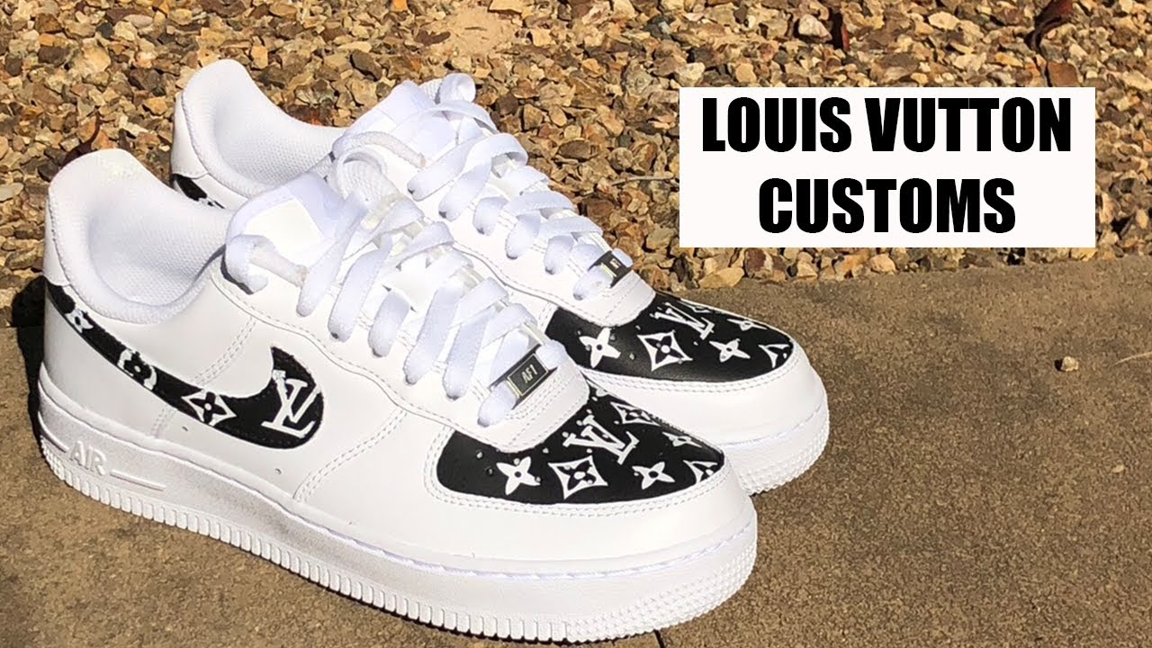 How To Custom Air Force 1 Louis Vuitton Paul Smith