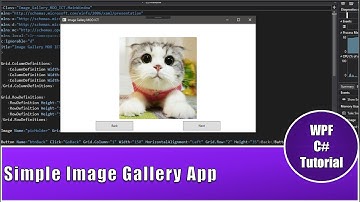 WPF C# Tutorial - Make a simple image gallery slide show in visual studio