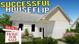 OUR FIRST SUCCESSFUL HOUSE FLIP! SELLING A TRASH HOUSE!  House Flipper Beta Gameplay