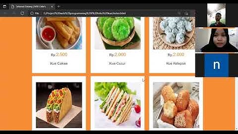 Pembuatan Website Informasi Toko Kue - Final Project Web Programming I
