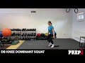 DB Knee Dominant Squat