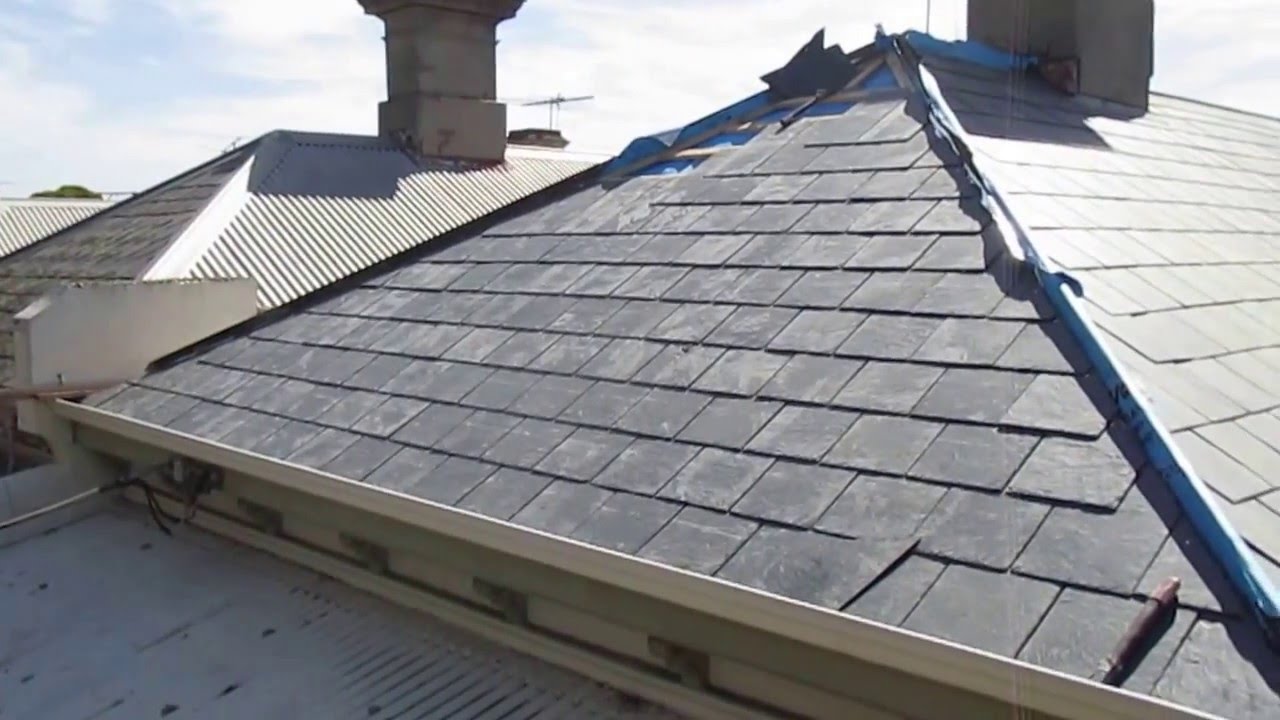 Ascot Vale, Melbourne slate re-roof installation