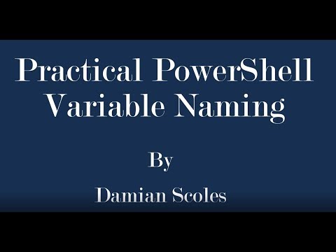 Practical PowerShell - Variable Naming