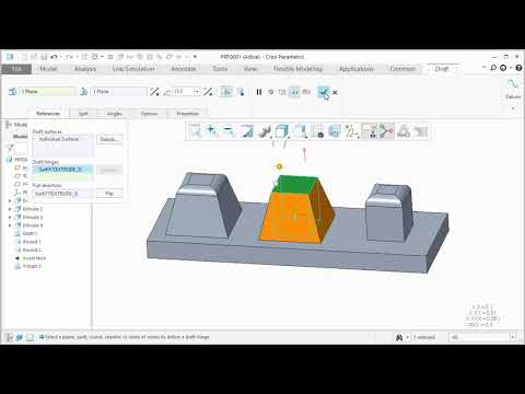 Draft Improvement in Creo Parametric 5.0