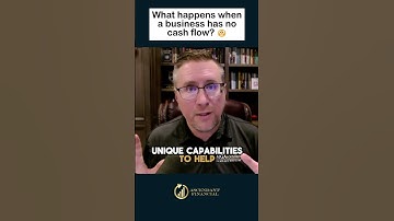 What happens when a business has no cash flow?
