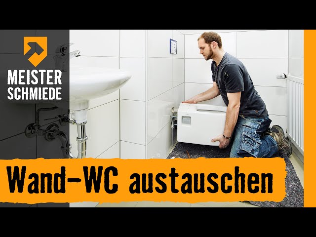 Wand-WC austauschen