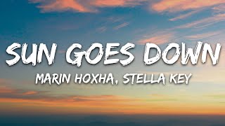 Video thumbnail of "Marin Hoxha, Stella Key - Sun Goes Down (Lyrics) [7clouds Release]"