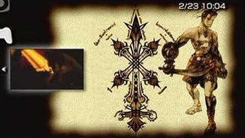 Vagrant Story custom PSP menu (PS1 emulator)