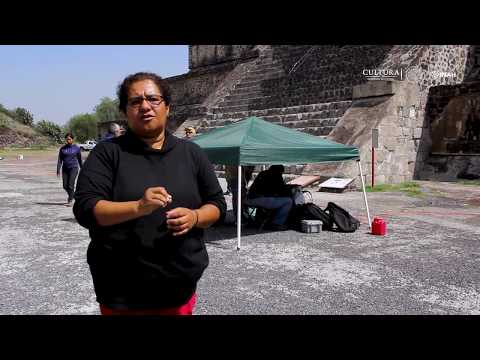 Especialistas del INAH localizan un posible túnel bajo la Plaza y Pirámide de la Luna en Teotihuacan