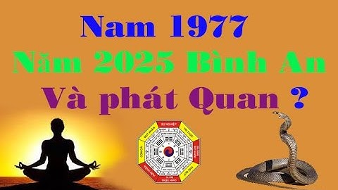 Nam 1977  Đinh Tỵ năm 2025 Ất Tỵ 2025 VẪN bình an và có Cơ hội thăng tiến ?